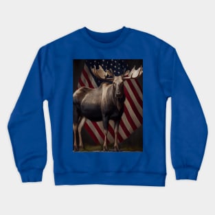 American Moose Crewneck Sweatshirt